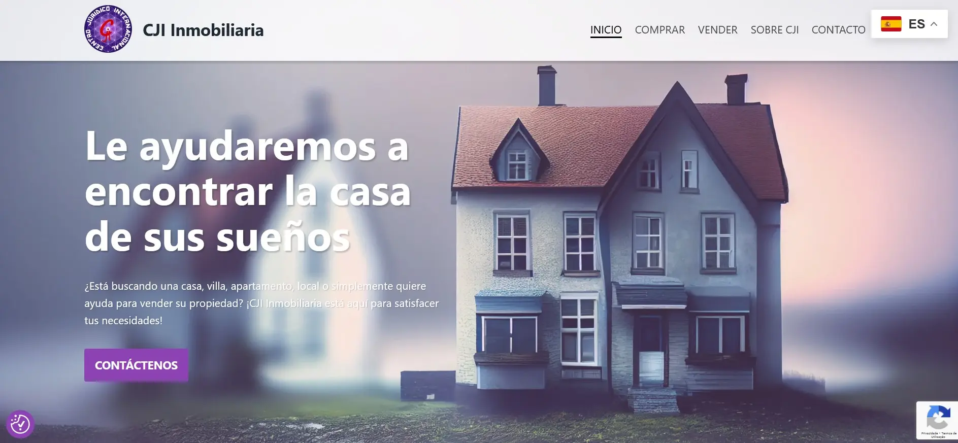 CJInmobiliaria - pagina web principal