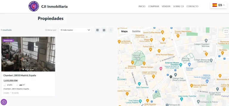 CJInmobiliaria - conosca a localization de la propiedad
